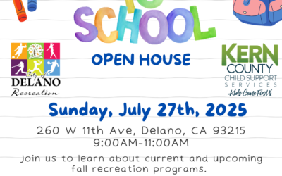 Delano Back to School Open House – Backpack Giveaway