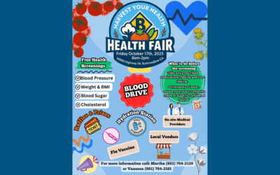 Harvest Your Health: Health Fair (JG Boswell)