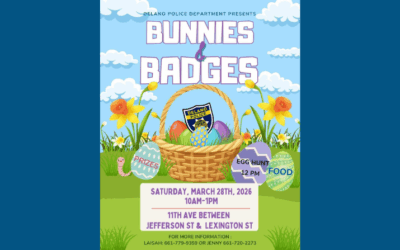 Delano Police Department 2nd Annual Bunnies & Badges: Tabling