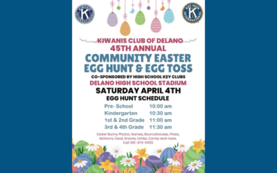 Kiwanis Club of Delano 45th Annual Community Easter Egg Hunt: KWC Tabling
